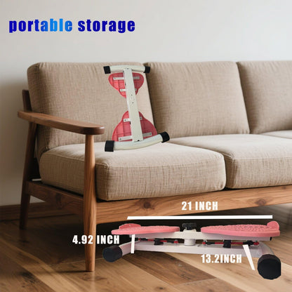 Waist Twister: Adjustable Ab Twisting Machine for Core & Abs Workout | Noiseless Home Gym Equipment to Slim Waist - Ideal for Women & Men